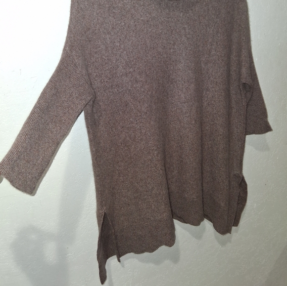 ANTONIO MELANI Cashmere Sienna Brown Cowl Neck Sweater - Picture 9 of 12